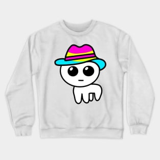 Yippee Cool Hat (Pan) Crewneck Sweatshirt